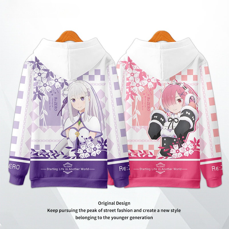 從零開始的异世界生活 親子情侶男女款連帽衛衣-ZUIHANG SHOP