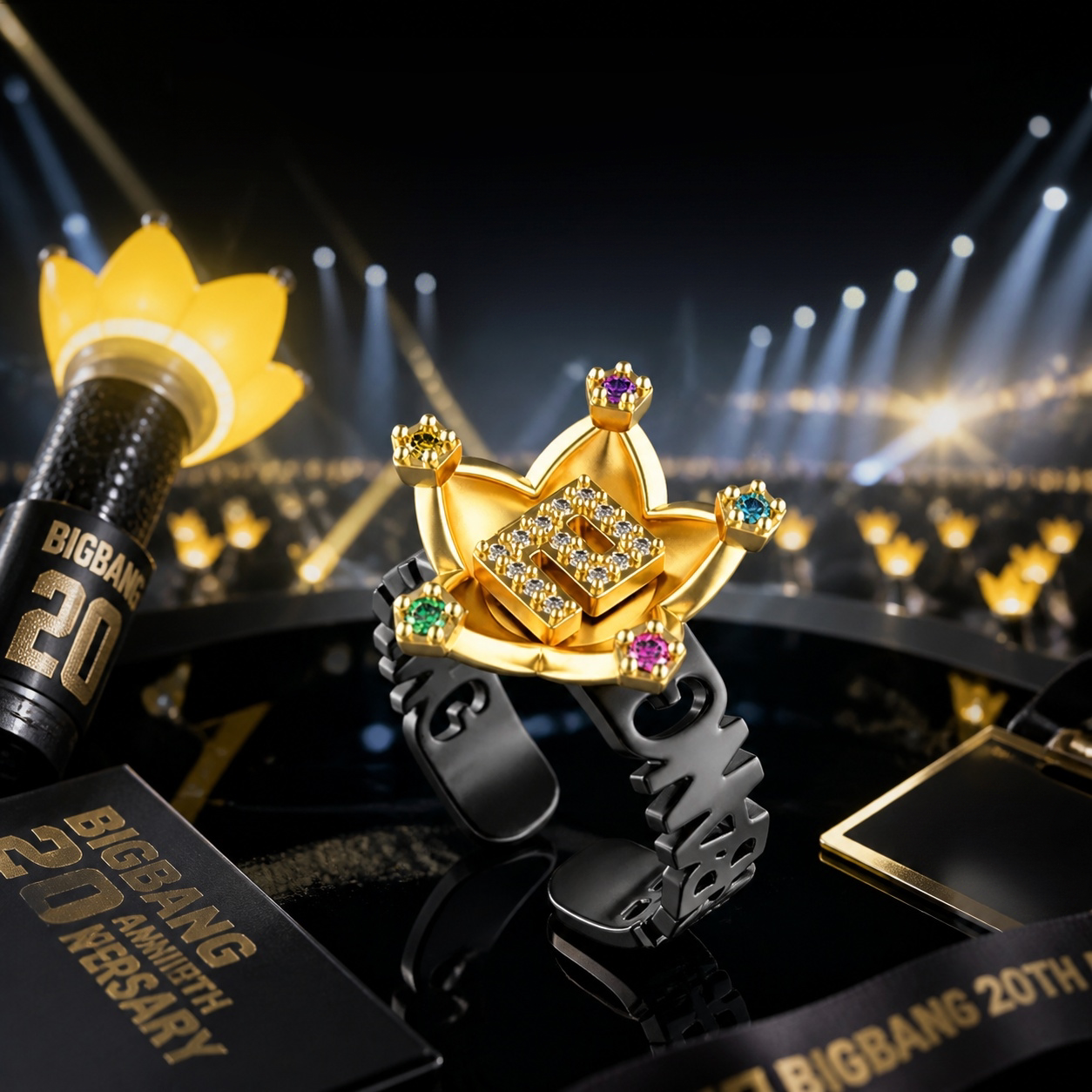 BIGBANG 20週年皇冠應援紀念戒指