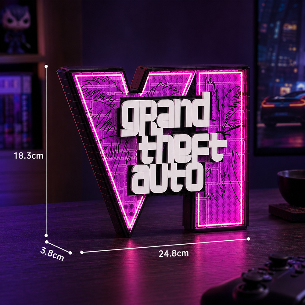 GTA6 遊戲周邊燈光擺飾｜俠盜獵車手6・R星電玩精品