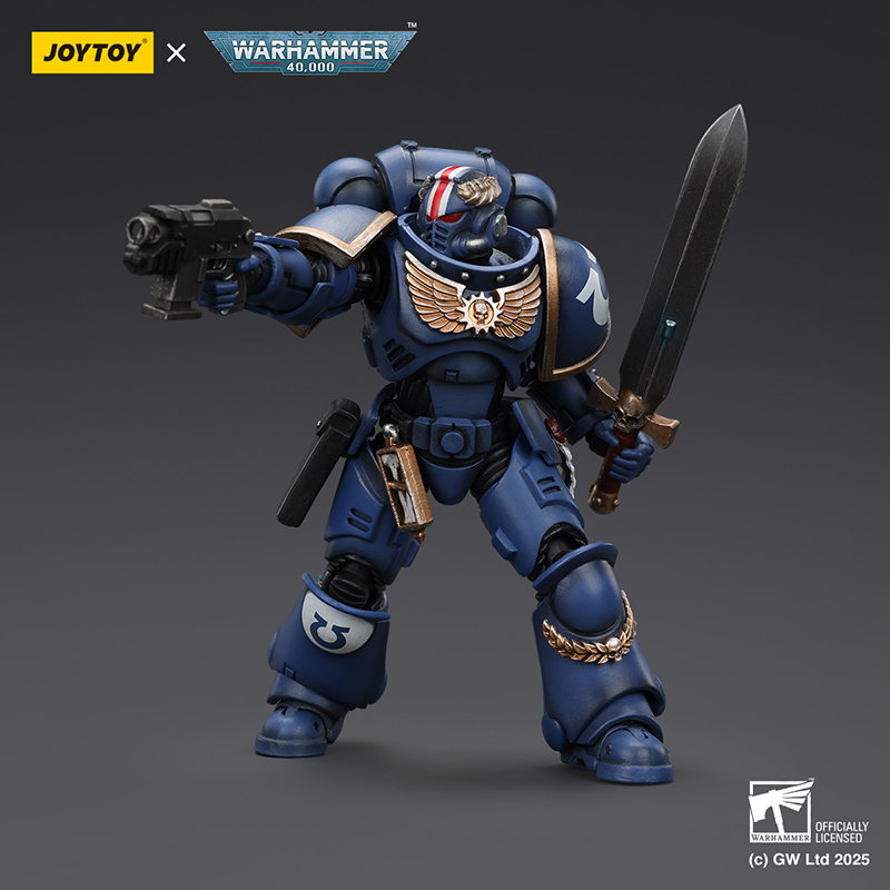 JOYTOY 戰錘40K 1:18極限戰士 原鑄副官阿加蘭斯 老兵軍士卡斯特