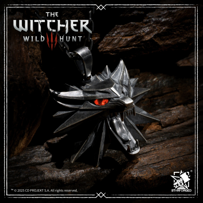 星辰鑄造 巫師III 遊戲週邊 狼學派勳章吊墜