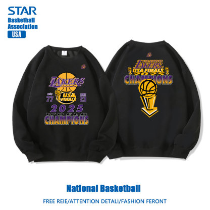 美式籃球 秋冬新款 親子情侶裝圓領長袖