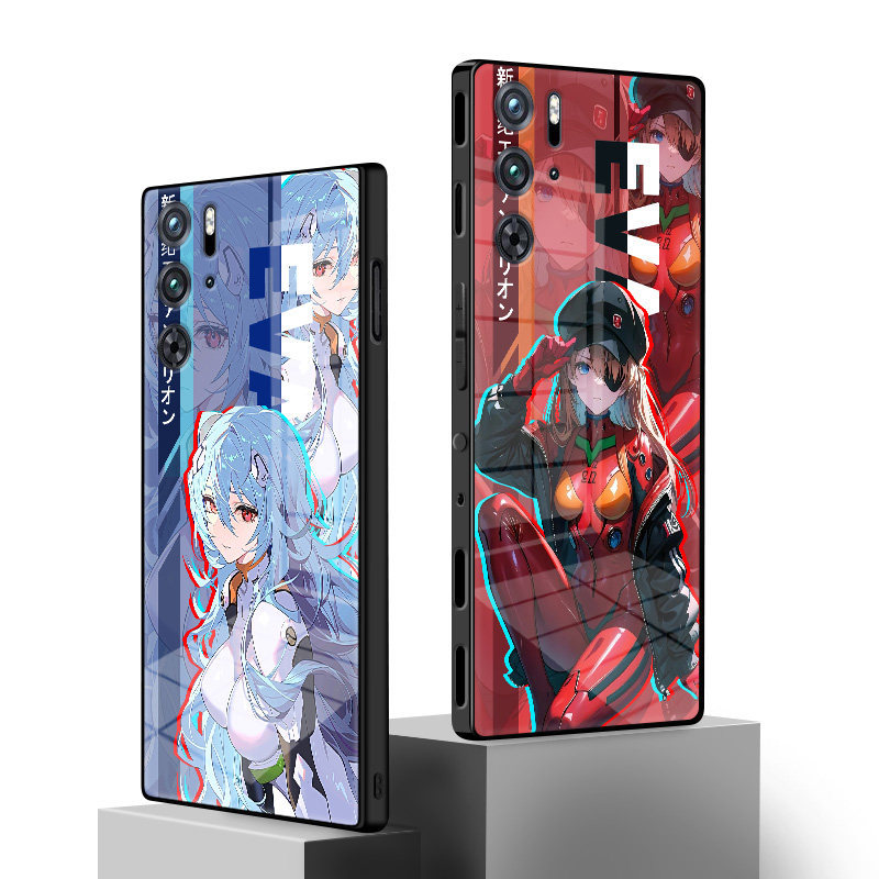 紅魔新世紀福音戰士EVA鋼化玻璃手機殼