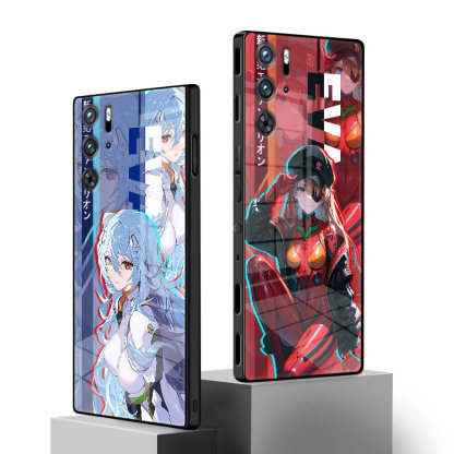 紅魔新世紀福音戰士EVA鋼化玻璃手機殼