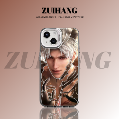 戀與深空彩銀線條漸變防摔手機殼-ZUIHANG SHOP