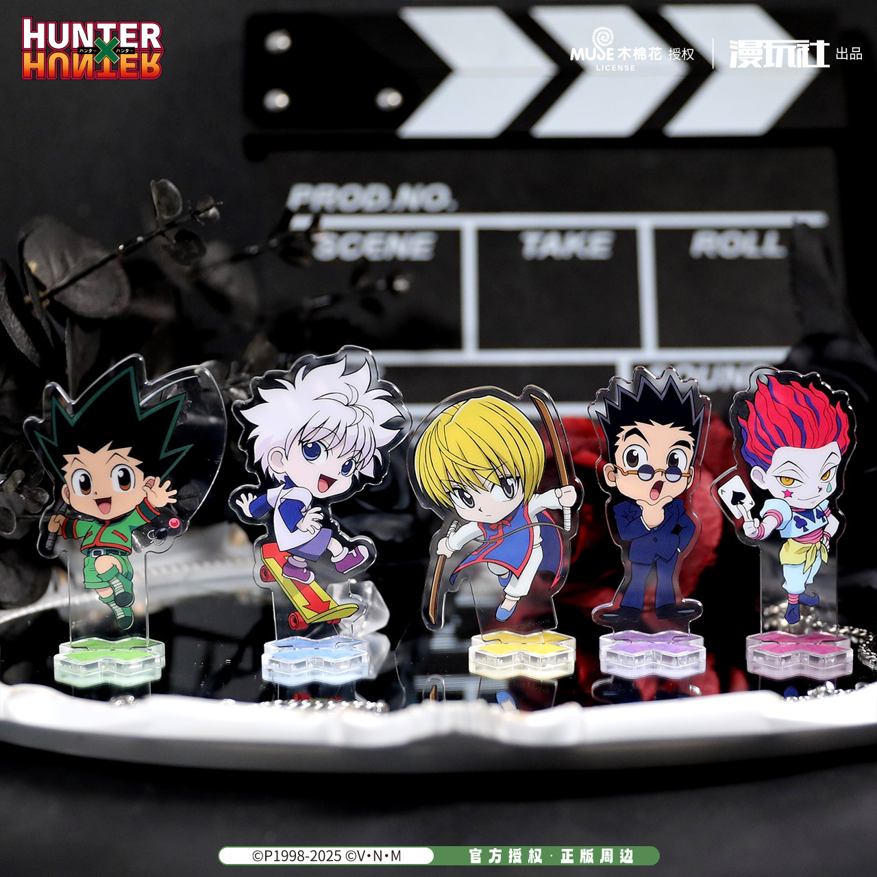 漫玩社 正版 HUNTER×HUNTER 小傑奇犽酷拉皮卡 Q萌mini立牌 動畫週邊