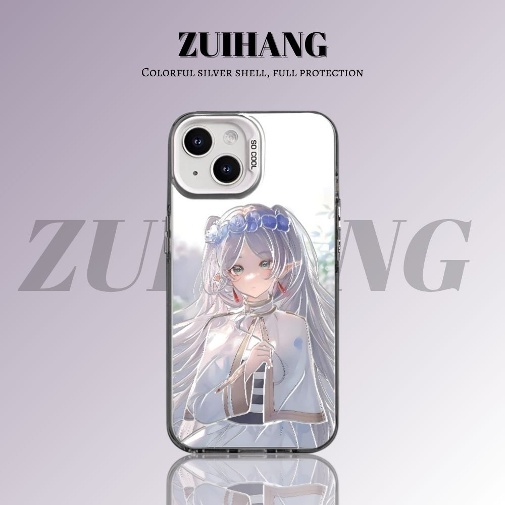 芙莉蓮彩銀線條漸變防摔手機殼-ZUIHANG SHOP