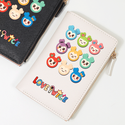 TWICE 兔瓦斯女團週邊 同款粉絲應援 高顏值錢包