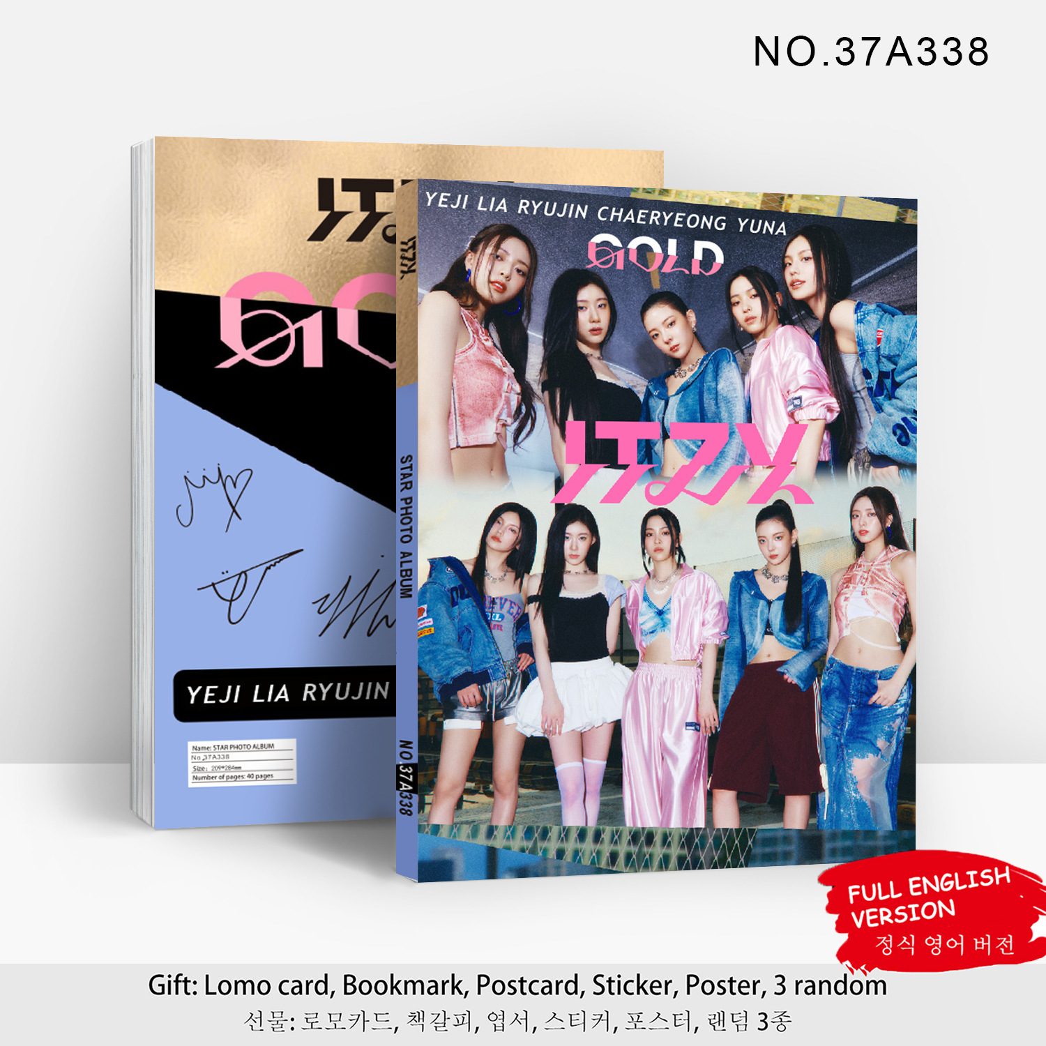 ITZY 專輯 GOLD 週邊畫冊寫真集