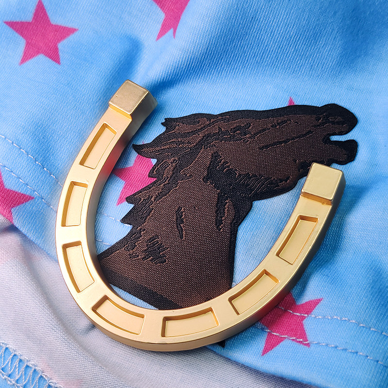 JOJO 飆馬野郎喬尼馬頭刺繡帽｜金屬馬蹄角色主題帽