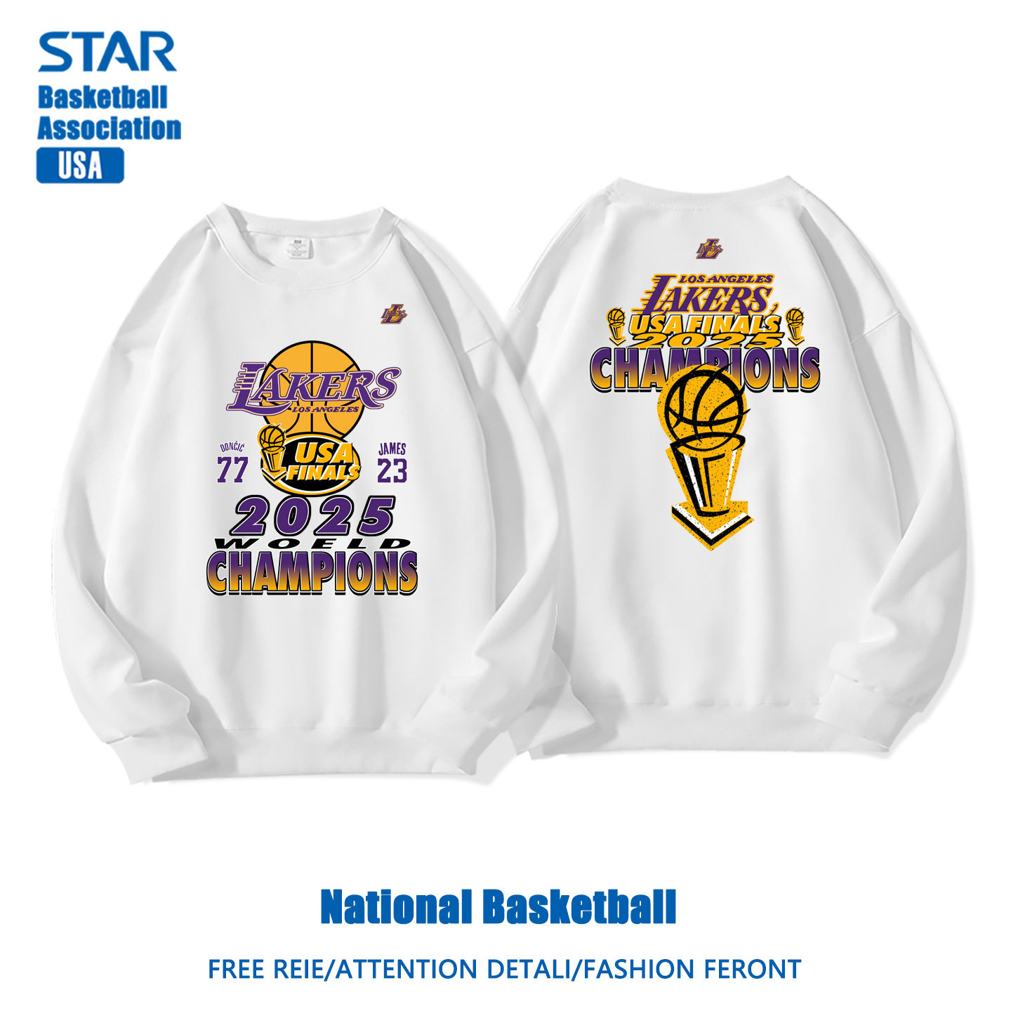 美式籃球 秋冬新款 親子情侶裝圓領長袖