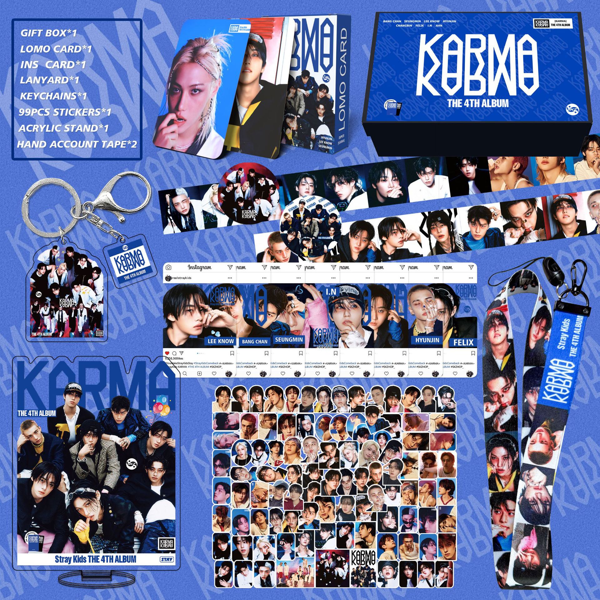 Stray Kids 專輯 KARMA 週邊禮盒套組