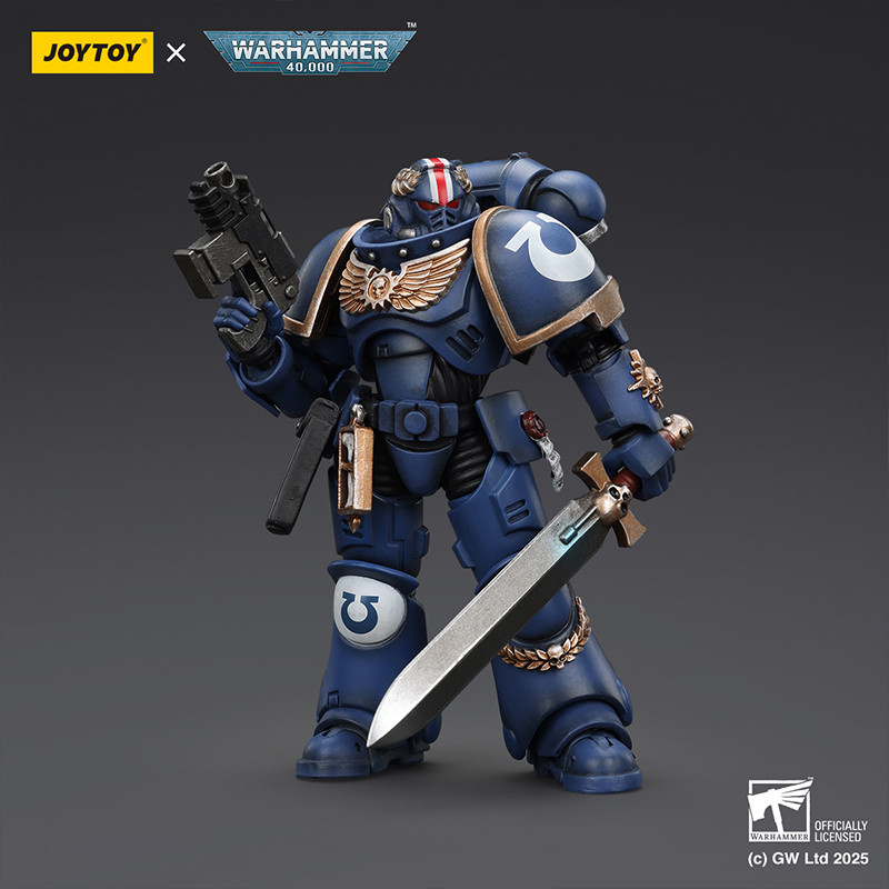 JOYTOY 戰錘40K 1:18極限戰士 原鑄副官阿加蘭斯 老兵軍士卡斯特