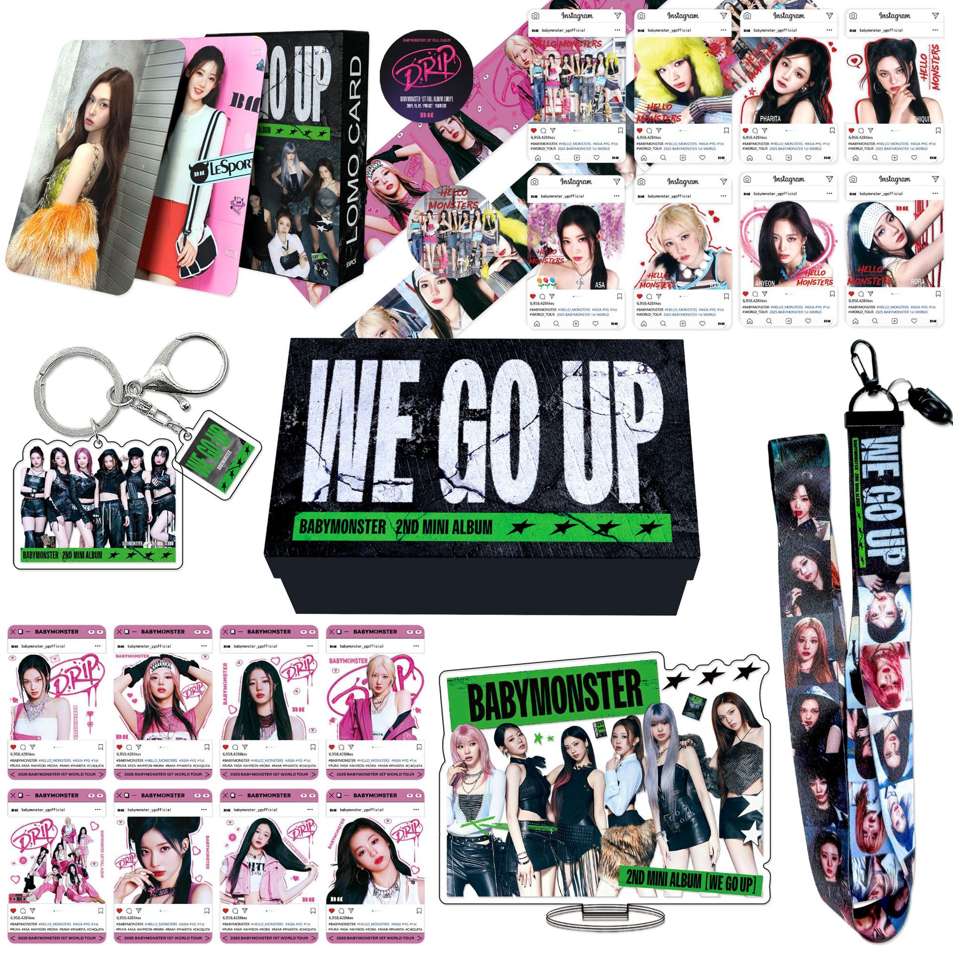 BABYMONSTER 週邊專輯 WE GO UP 限定豪華禮盒套組