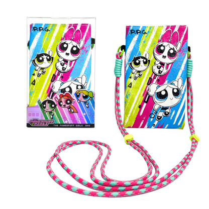 飛天小女警多巴胺包 花花泡泡毛毛斜挎包