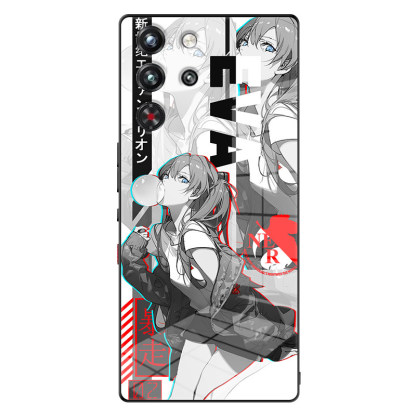 紅魔新世紀福音戰士EVA鋼化玻璃手機殼