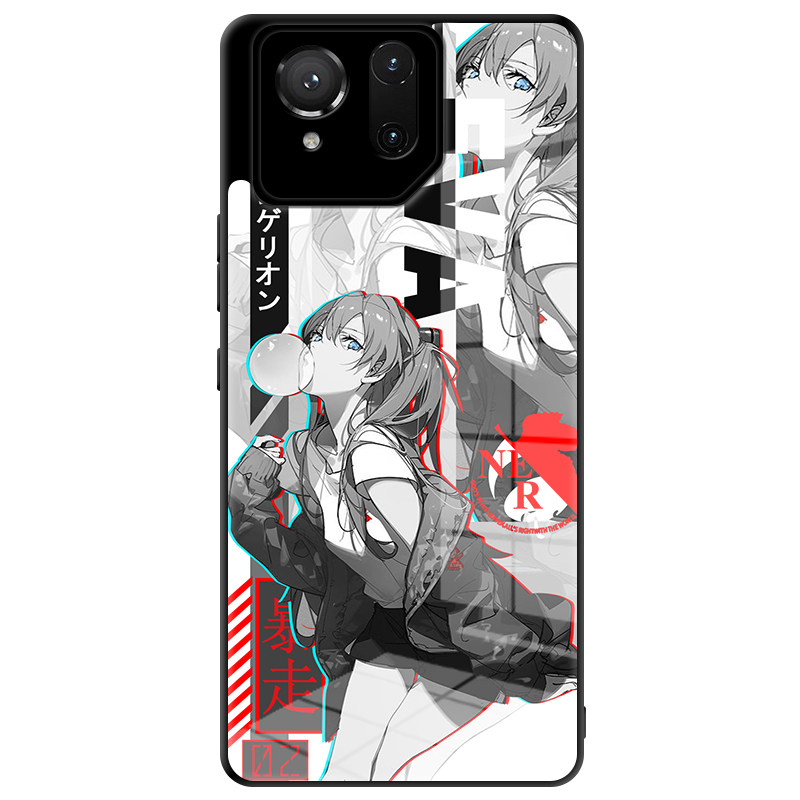 ROG新世紀福音戰士鋼化玻璃手機殼