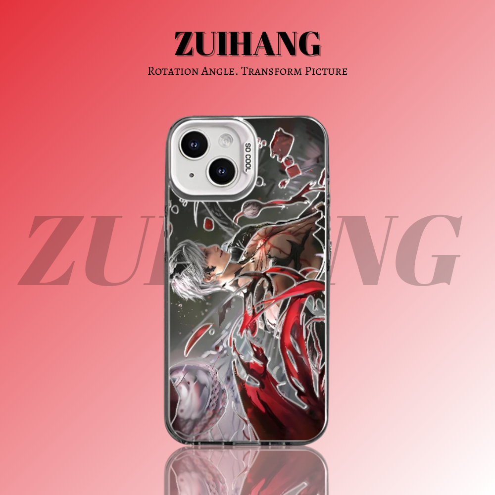 戀與深空彩銀線條漸變防摔手機殼-ZUIHANG SHOP