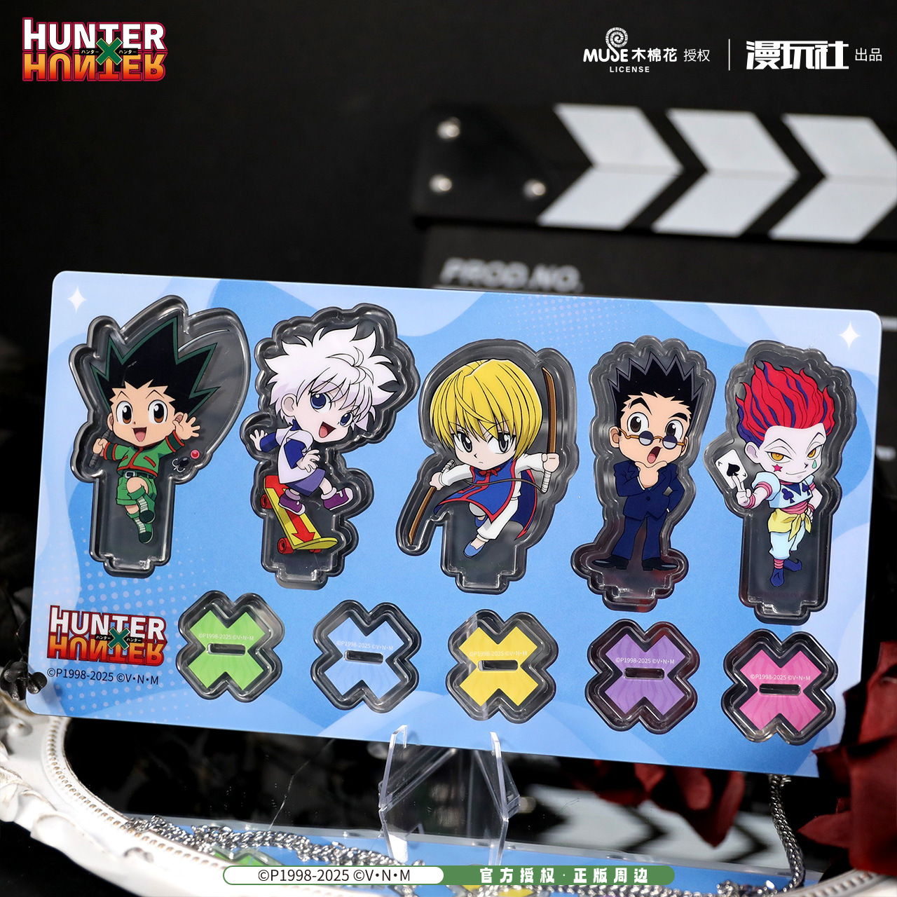 漫玩社 正版 HUNTER×HUNTER 小傑奇犽酷拉皮卡 Q萌mini立牌 動畫週邊