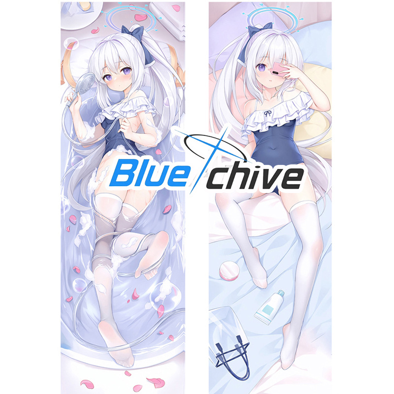 蔚藍檔案 月雪宮子 等身抱枕遊戲二次元周邊長條雙面枕套