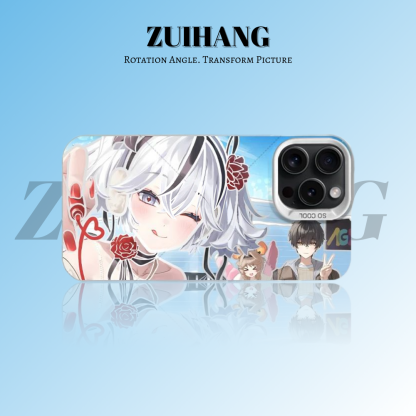 鳴潮彩銀線條漸變防摔手機殼-ZUIHANG SHOP