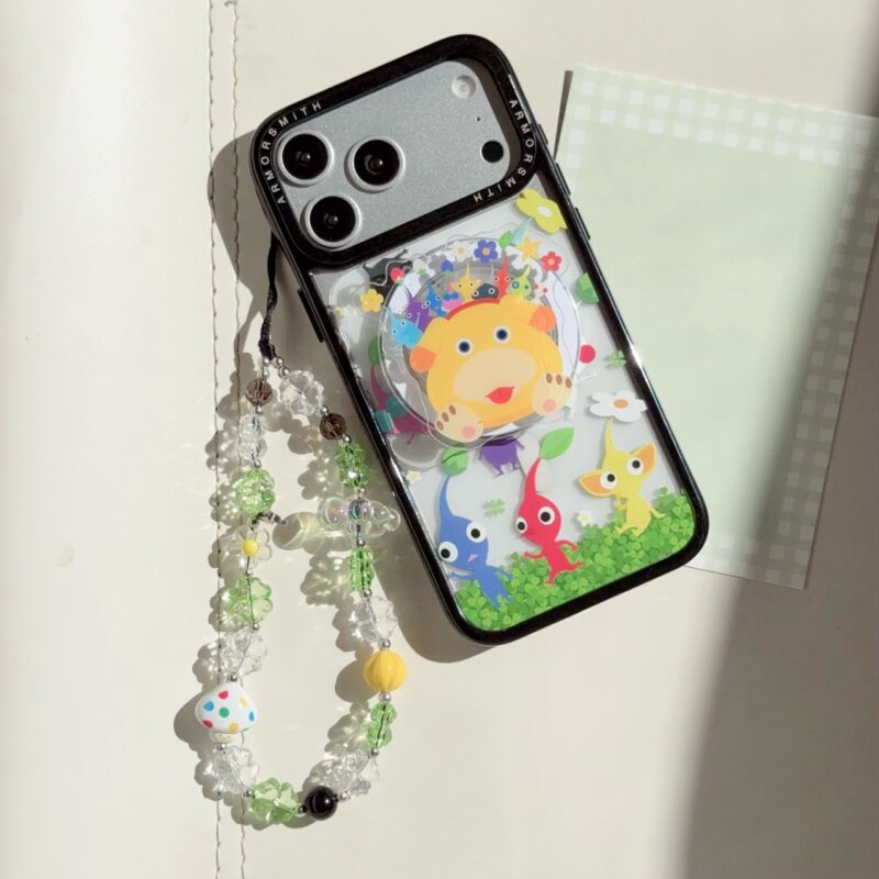 皮克敏 Pikmin 透明磁吸手機殼｜MagSafe 可愛保護殼