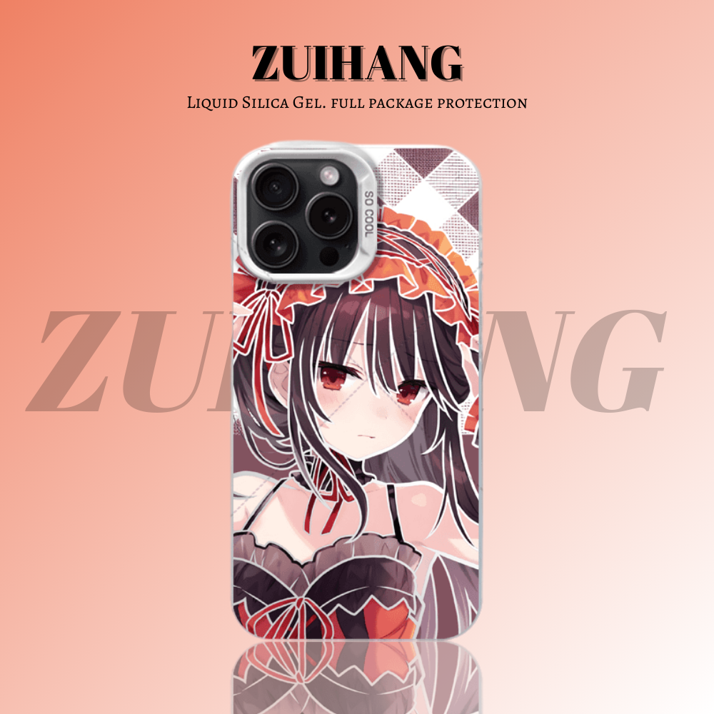 約會大作戰彩銀線條漸變防摔手機殼-ZUIHANG SHOP