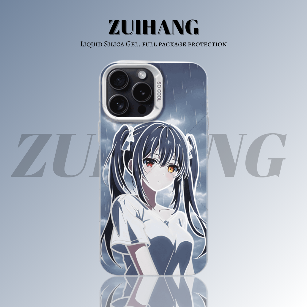 約會大作戰彩銀線條漸變防摔手機殼-ZUIHANG SHOP