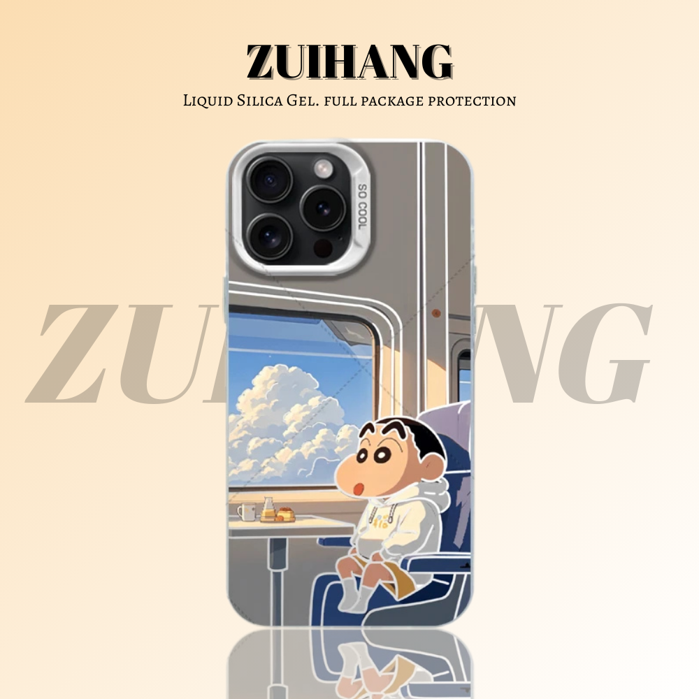 蠟筆小新彩銀防摔手機殼-ZUIHANG SHOP