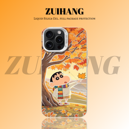 蠟筆小新彩銀防摔手機殼-ZUIHANG SHOP