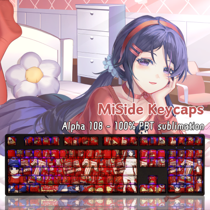 米塔MiSide透光RGB108鍵標準配列衛星軸鍵帽-ZUIHANG SHOP