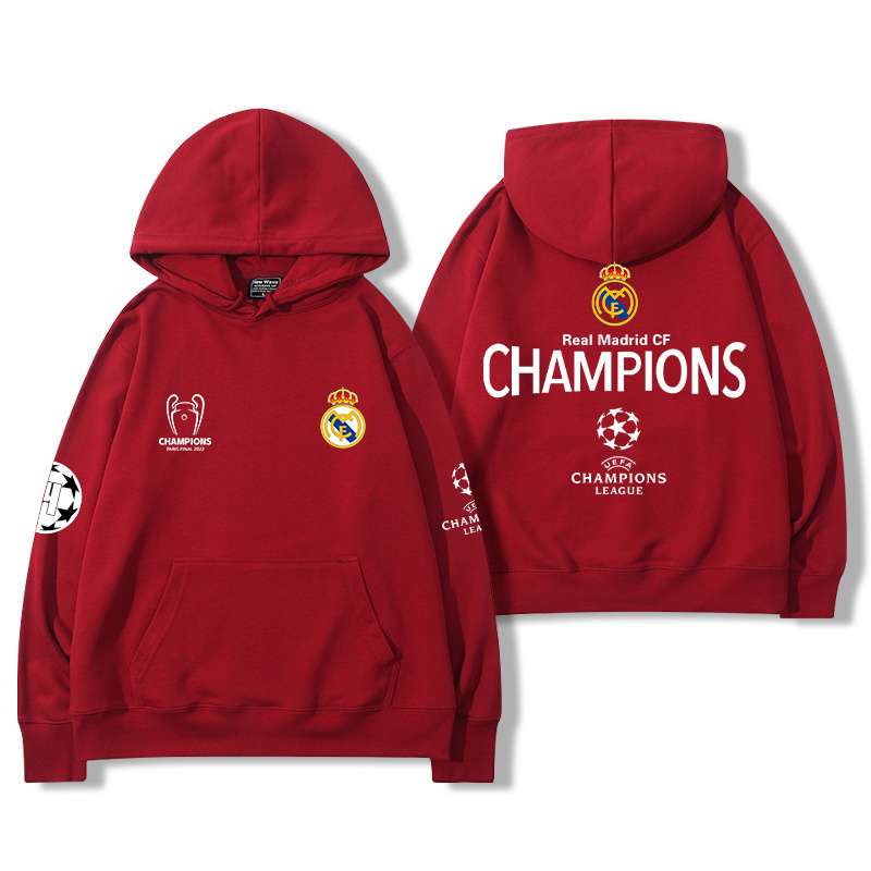 皇馬足球隊新款 親子情侶男女款連帽衛衣-ZUIHANG SHOP