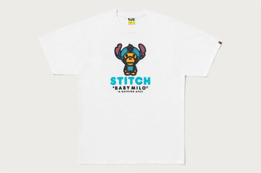 BAPE × STITCH 史迪奇 Baby Milo 聯名T恤