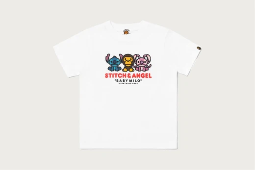 BAPE × STITCH 史迪奇 Baby Milo 聯名T恤