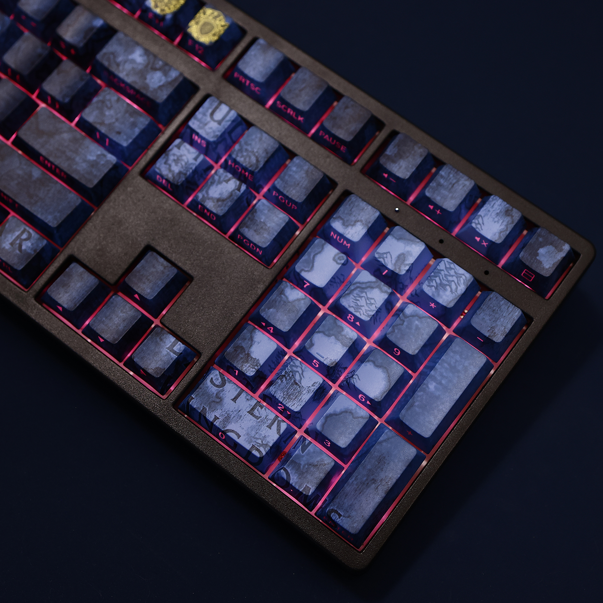 魔獸世界WOW聯盟透光RGB108鍵標準配列衛星軸鍵帽-ZUIHANG SHOP