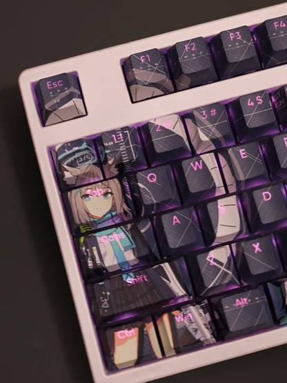砂狼白子透光RGB108鍵標準配列衛星軸鍵帽