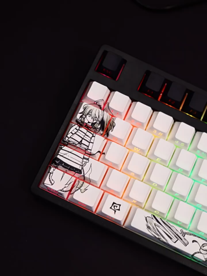 宮出口瑞靈東方Project透光RGB108鍵標準配列衛星軸鍵帽