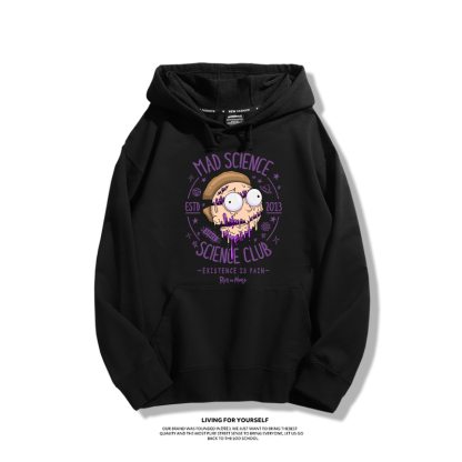 瑞克和莫蒂新款 親子情侶男女款連帽衛衣-ZUIHANG SHOP