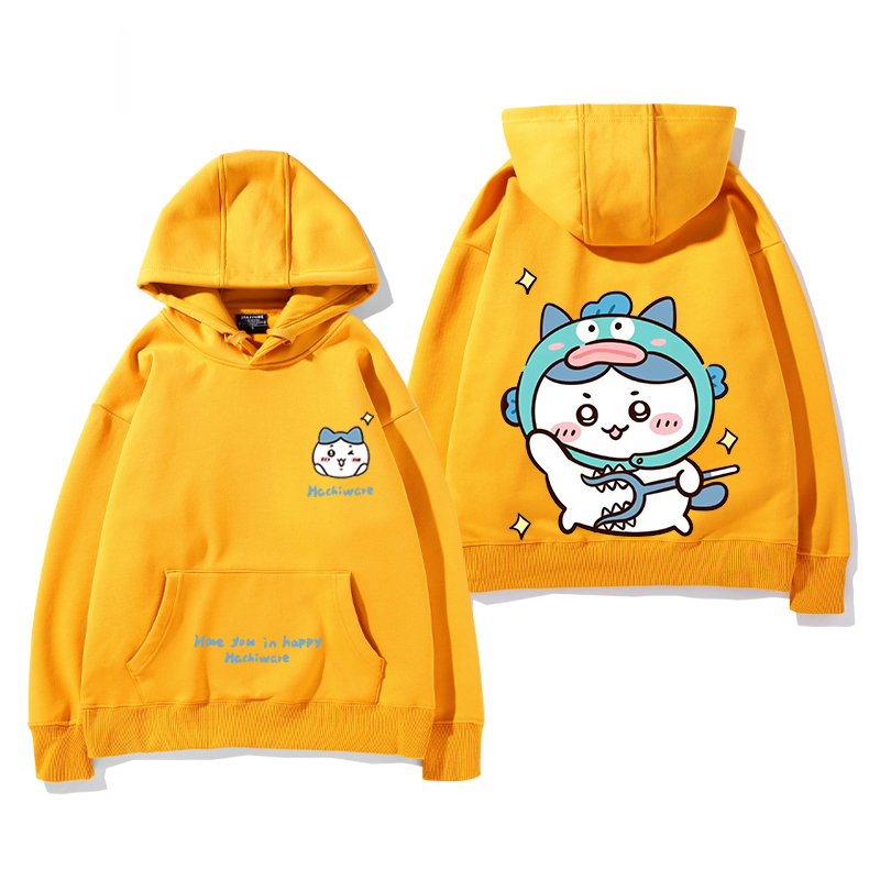 chiikawa 2025秋冬新款親子情侶裝連帽衛衣