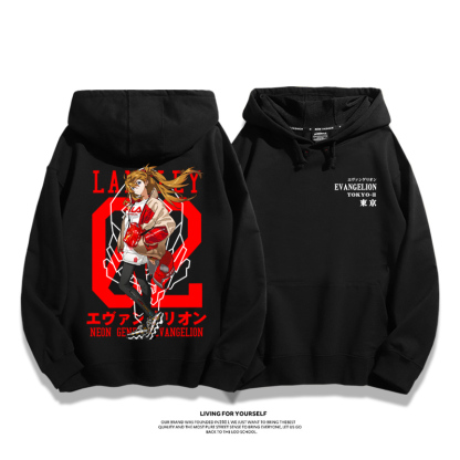 新世紀福音戰士新款 親子情侶男女款連帽衛衣-ZUIHANG SHOP