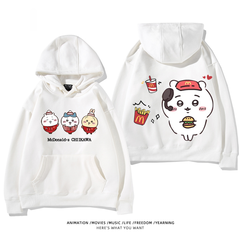 Chiikawa新款 親子情侶男女款連帽衛衣-ZUIHANG SHOP