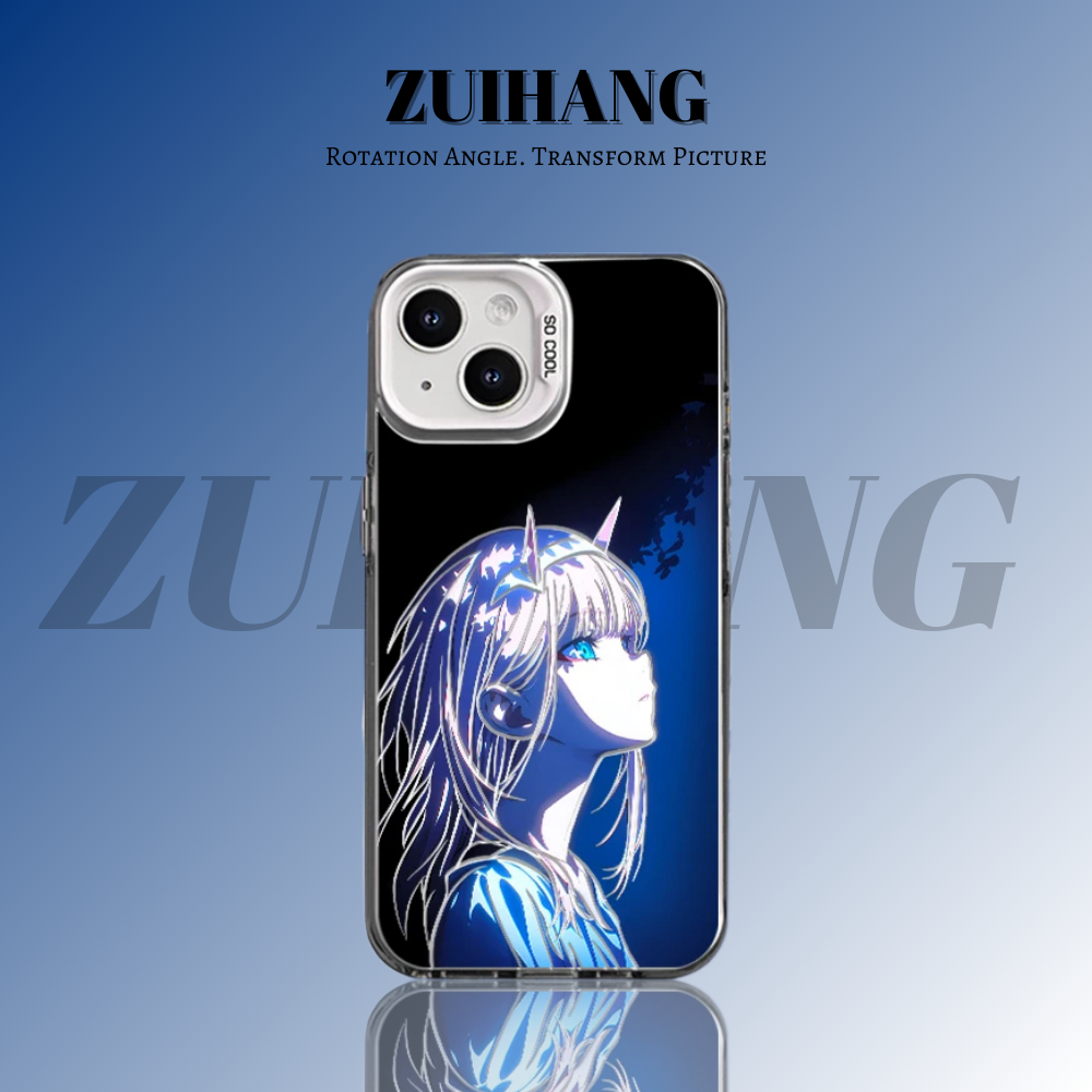 DARLING in the FRANKXX 彩銀線條漸變防摔手機殼-ZUIHANG SHOP