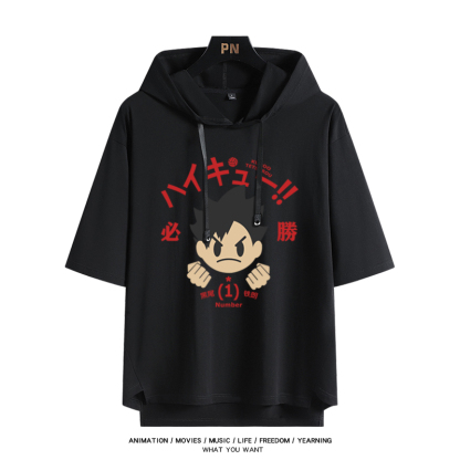 排球少年 連帽短袖T恤