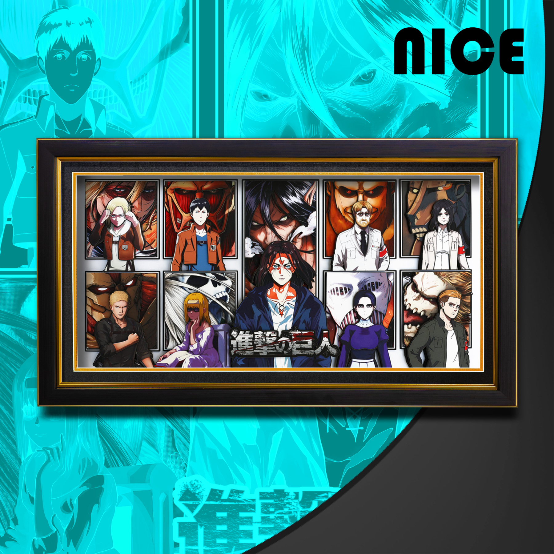 進擊的巨人 3D立體畫-ZUIHANG SHOP