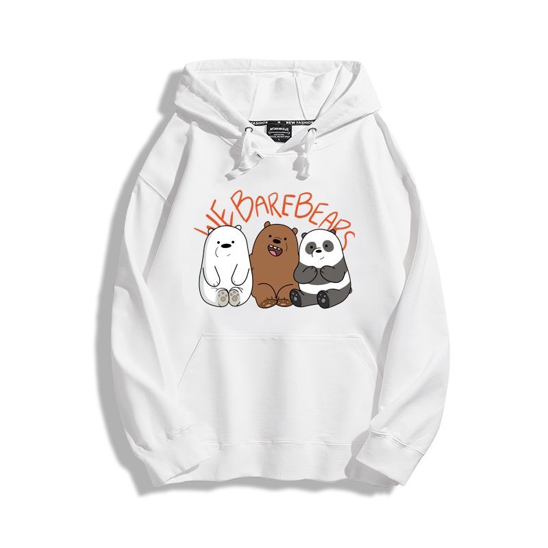 咱們三只裸熊聯名nasa新款 親子情侶男女款連帽衛衣-ZUIHANG SHOP