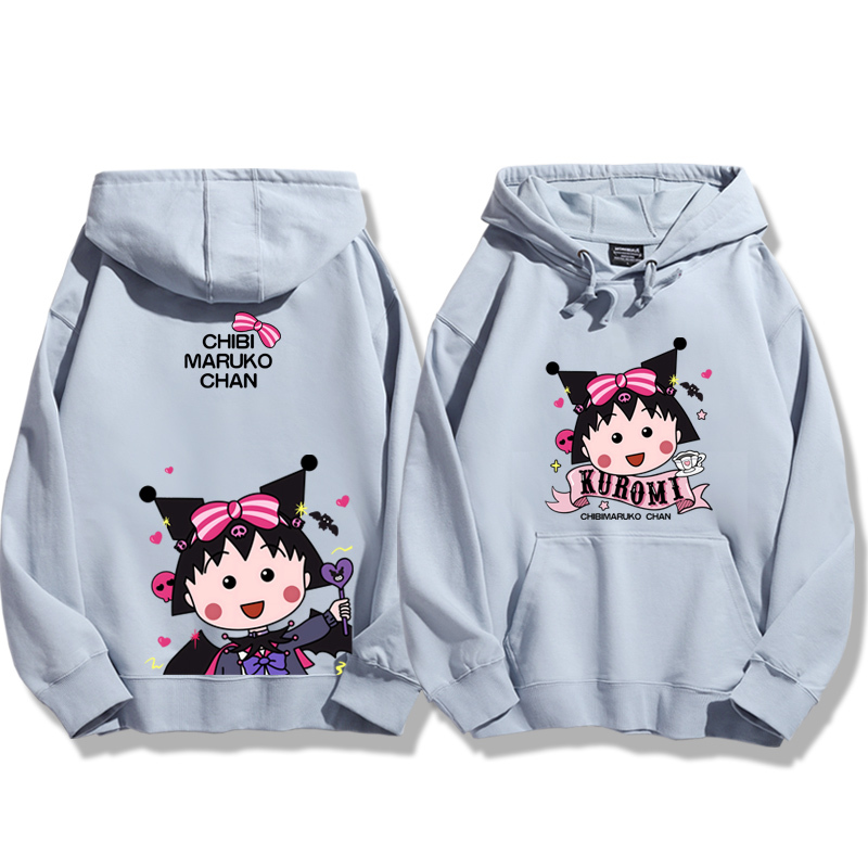 櫻桃小丸子聯名新款 親子情侶男女款連帽衛衣-ZUIHANG SHOP