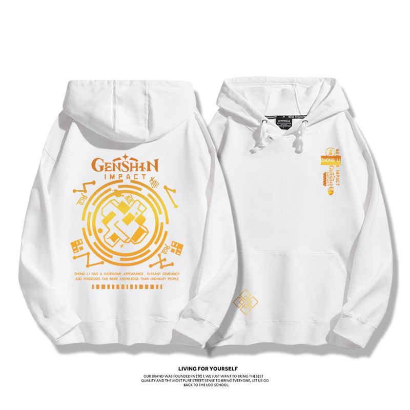 原神鐘離新款 親子情侶男女款連帽衛衣-ZUIHANG SHOP