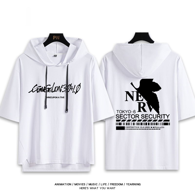 EVA福音戰士 連帽短袖T恤-ZUIHANG SHOP