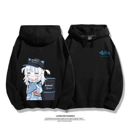 Gawr Gura 2025秋冬新款 親子情侶男女連帽衛衣-ZUIHANG SHOP