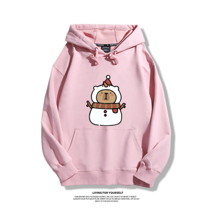 卡皮巴拉聖誕新款 親子情侶男女款連帽衛衣-ZUIHANG SHOP